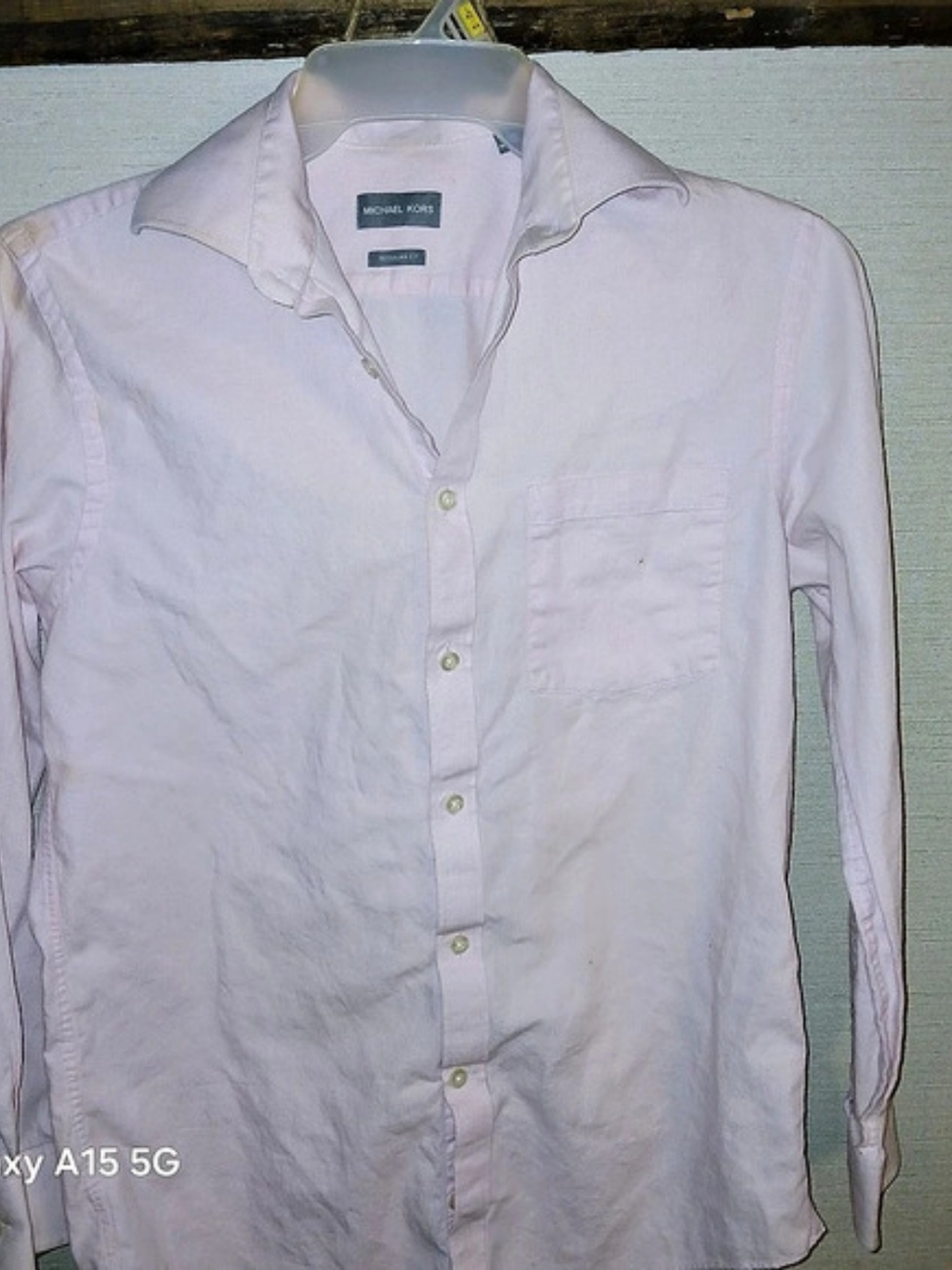 Michael Kors Men's Pink Button Down Shirt Size Medium